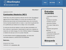 Tablet Screenshot of bluesimplex.com